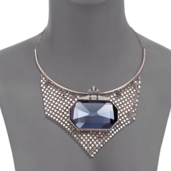 Rare Authentic Swarovski Medieval Modern Fusion statement necklace. $1000 - Picture 6 of 14